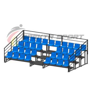 Купить Трибуна для зрителей 4 ряда на 34 места с перилами в Мантурове 