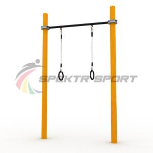 Купить Турник классический для занятий Воркаут с кольцами SP WRK-07 + Rings_76mm в Мантурове 